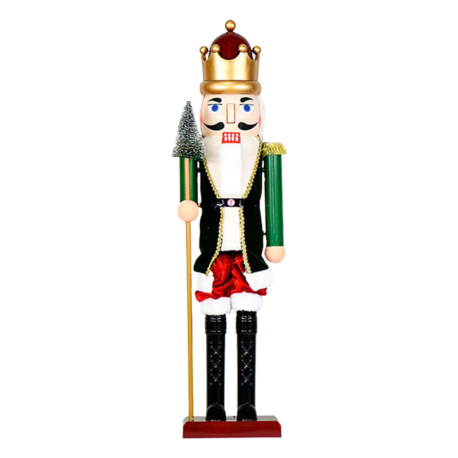 Woedpez Brightened Oaken Holiday Nutpick Statue Dramas Traditional Christmas Songs Exemplary for Celebratory Party Garnishes Oaken Nutpick with Radiances