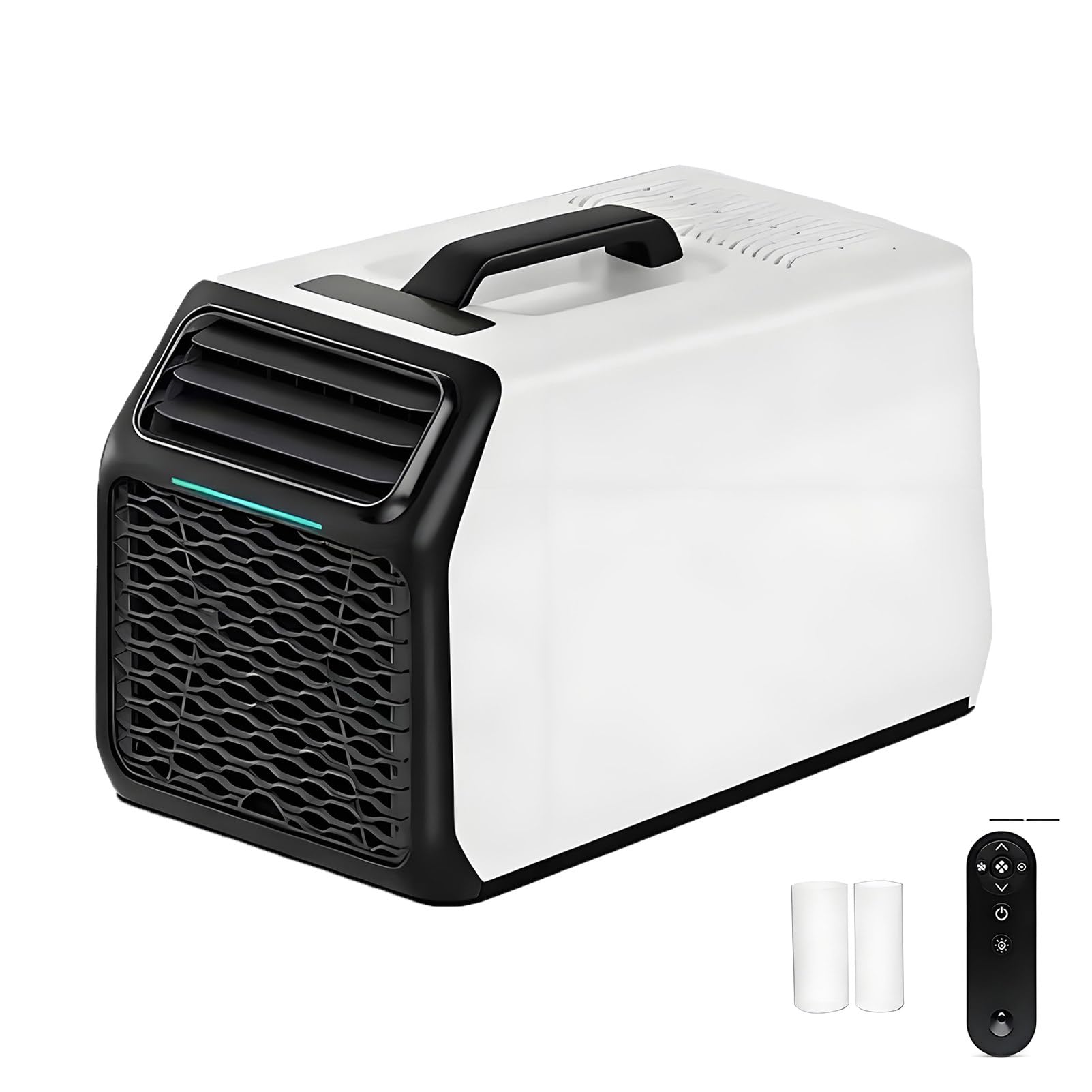 EpyGnom Portable Camping Air Conditioner, Efficient Cooling Tent AC Unit, Dehumidifier, with Fan & Sleep Mode, 24h Timer, Remote Control, for RVs, Fishing and Boat Indoor & Outdoor Use White-800W