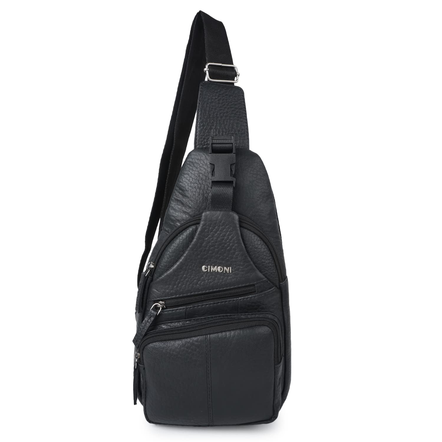 cimoni Premium Genuine Leather Sling Bag Classic Unique Design & Cross Body Bag Outdoor Small Shoulder Side Purse-picture-17