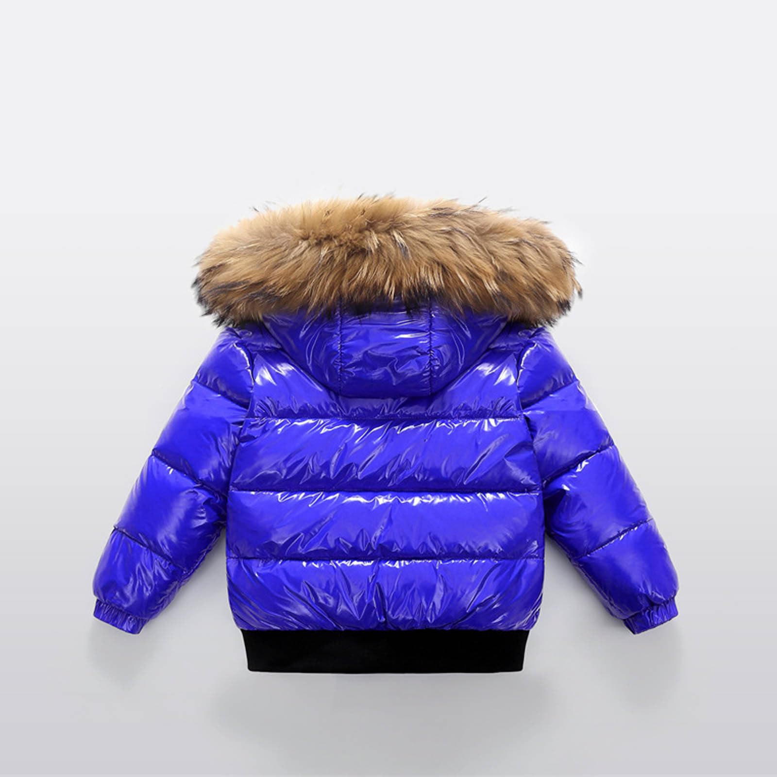 HAOLEI Abrigo Plumas de Invierno para Niños y Niñas,Chaqueta Acolchada Cálida con Capucha Grueso y Cálido Cazadora Acolchado Resistente Al Viento Color Sólido Ligera Caliente Plumiferos 2-11 Años