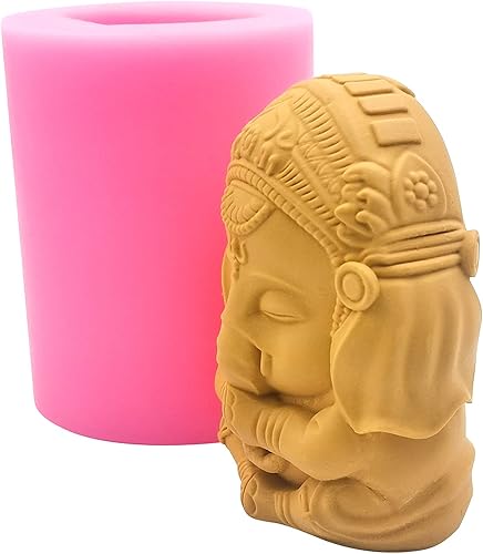 Miniatura 3 de Redxin Buddha - Molde de silicona hecho a mano, velas de jabón, yeso, cemento, resina, pegamento hecho a mano