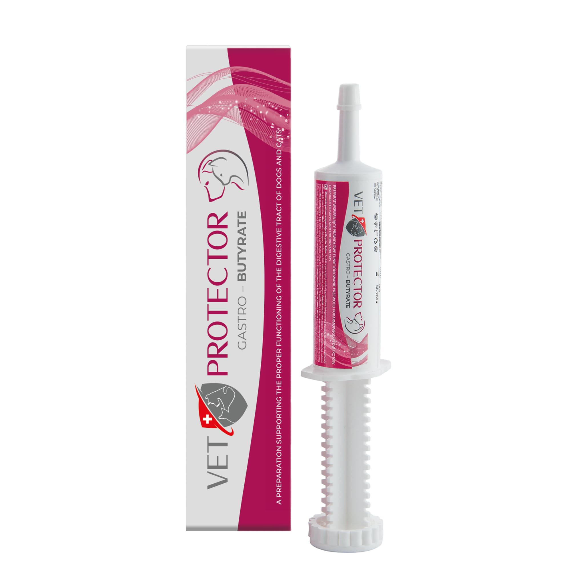 Pâte Anti-Diarrhée Professionnelle au Butyrate de Sodium – Soutient en Cas de Diarrhée – Probiotiques pour Chiens – Apaise l’Estomac – Favorise Le Système Digestif – 60 ML