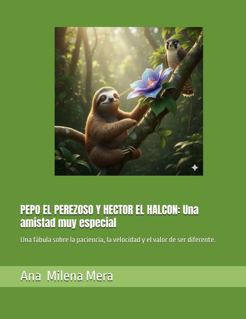 PEPO EL PEREZOSO Y HECTOR EL HALCON: Una amistad muy especial: Una fábula sobre la paciencia, la velocidad y el valor de ser diferente.