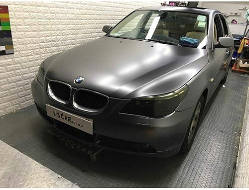 Miniatura 9 de 3M 2080 - Película de vinilo para coche, gris oscuro satinado, S261, (5 pies x 1 pie (5 pies cuadradospies)) con guante INSTAWRAPS Pro Wrapping