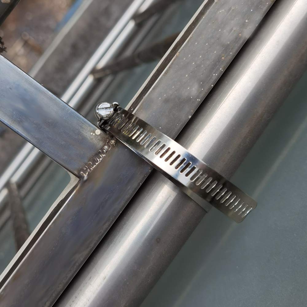 20 Stück Edelstahl-Kabelschellen – 304 Edelstahl, Verstellbar 18–32 Mm, Für Schläuche & Rohre