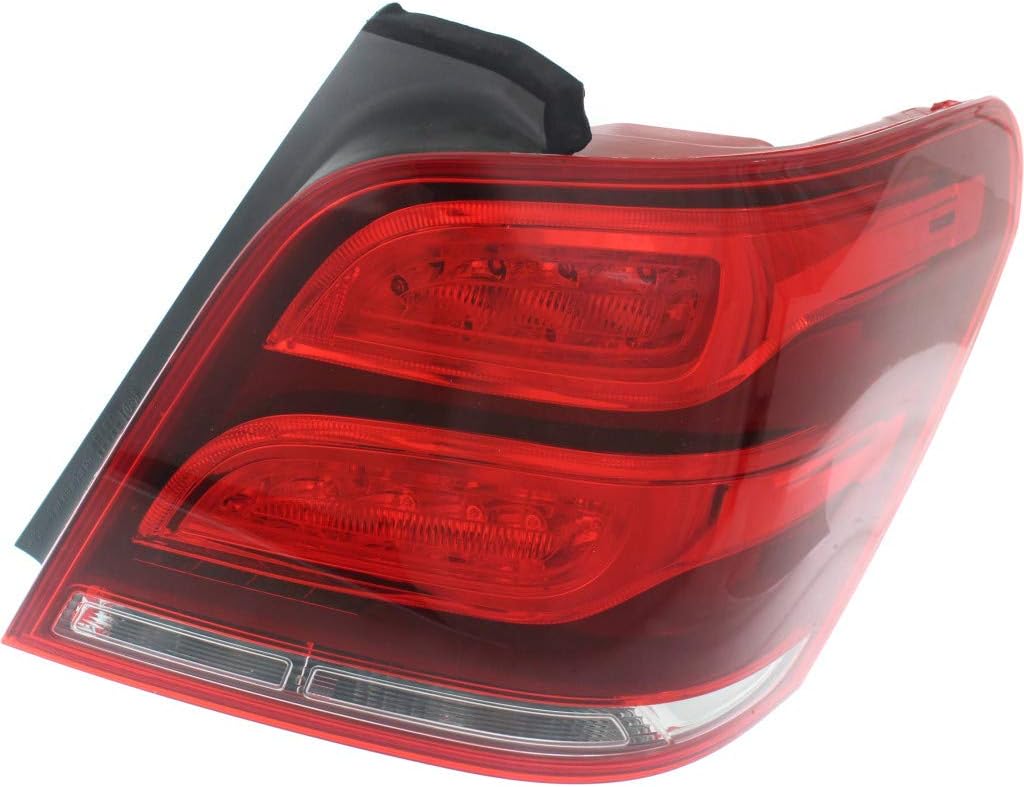 CarLights360: For Mercedes-Benz GLK350 Tail Light Assembly 2013 2014 2015 Passenger Side LED | w/Bulbs | DOT Certified | MB2801146 | 204 906 04 57