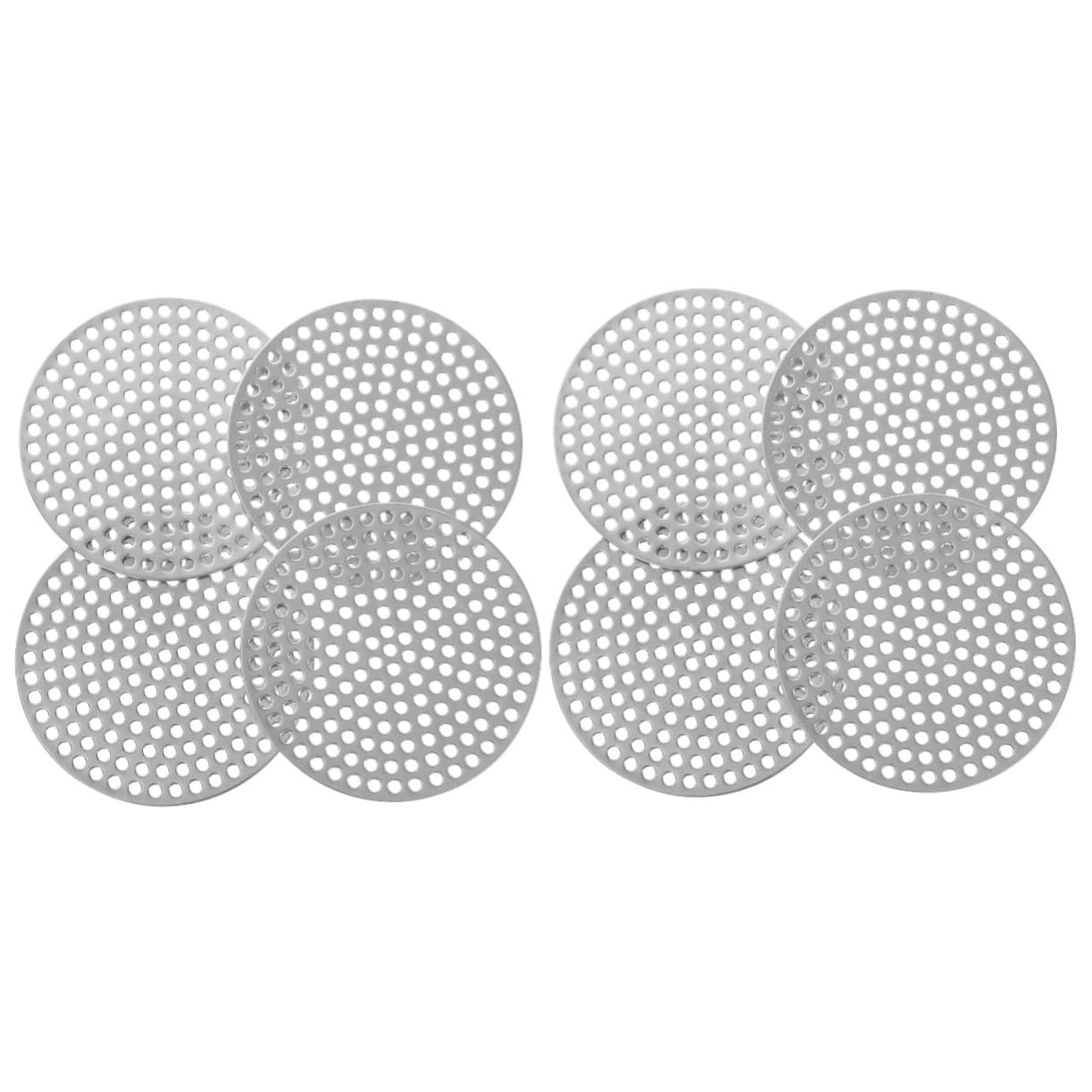 SHINEOFI 2 Sätze Abflussdeckel Dusch Haarfänger Spüle Abdeckung Für Bodenablauf Für Küchen Und Badezimmer Verhindert Verstopfungen 4 Stück * 2