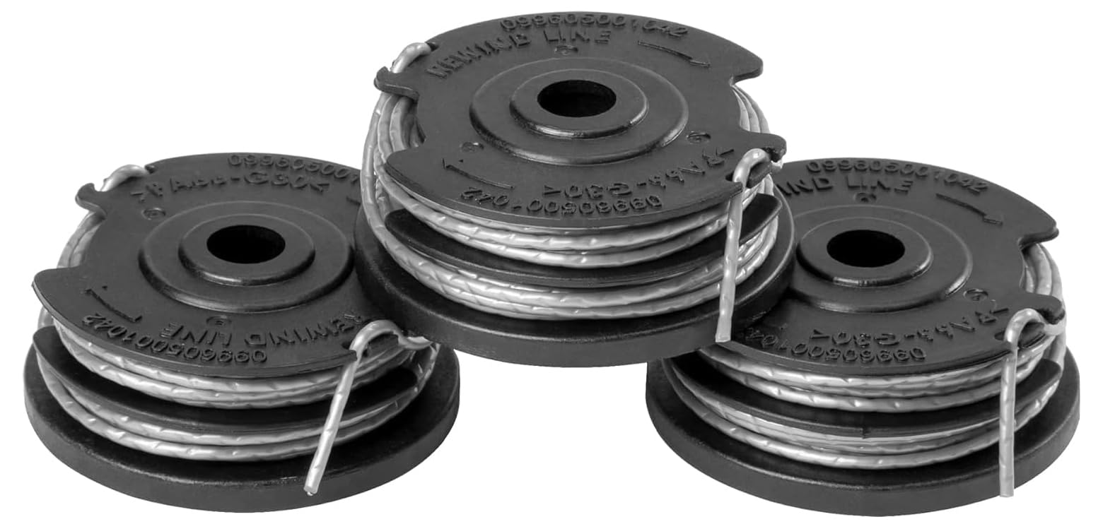 Bobine double fil Greenworks pour coupe-herbe 40V - 3 unités