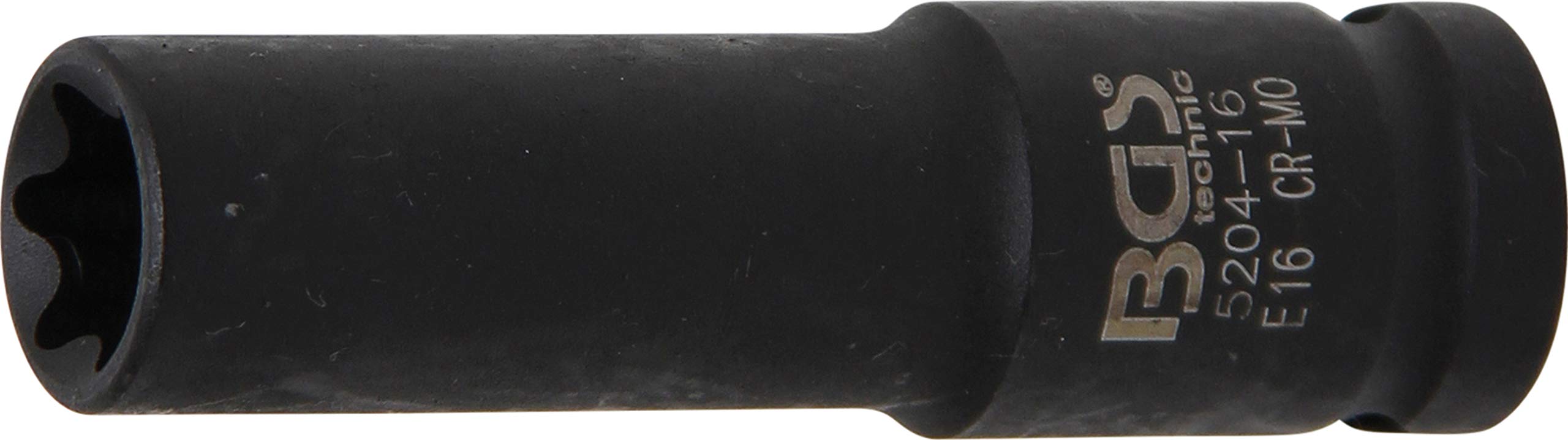 BGS 5204-16 | Impact Socket E-Type, deep | 12.5 mm (1/2") Drive | E16