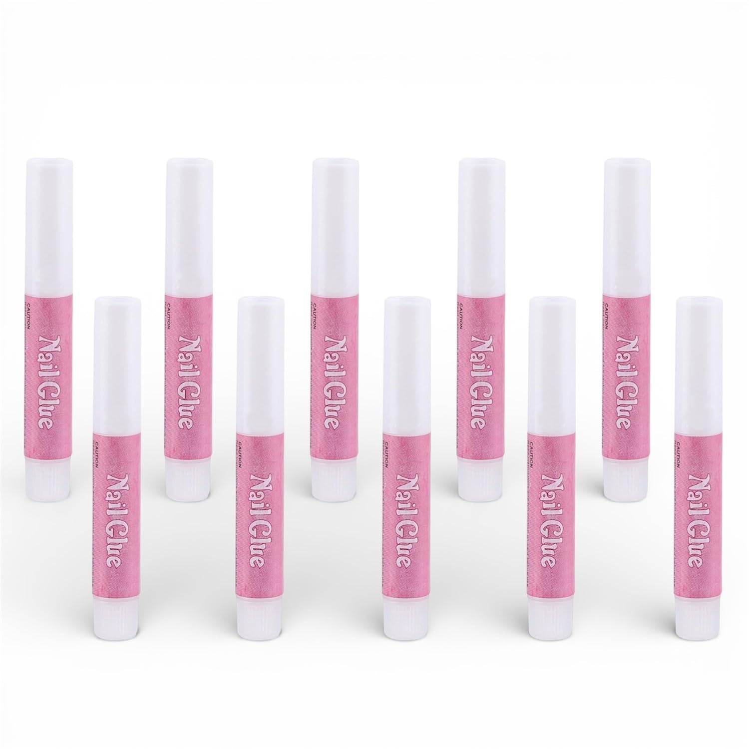 keli 10 pcs professional nail glue for press on & artificial nails | super strong bond mini nail adhesive for fake nails, acrylic nail tips extensions & nail art | quick dry & long lasting hold
