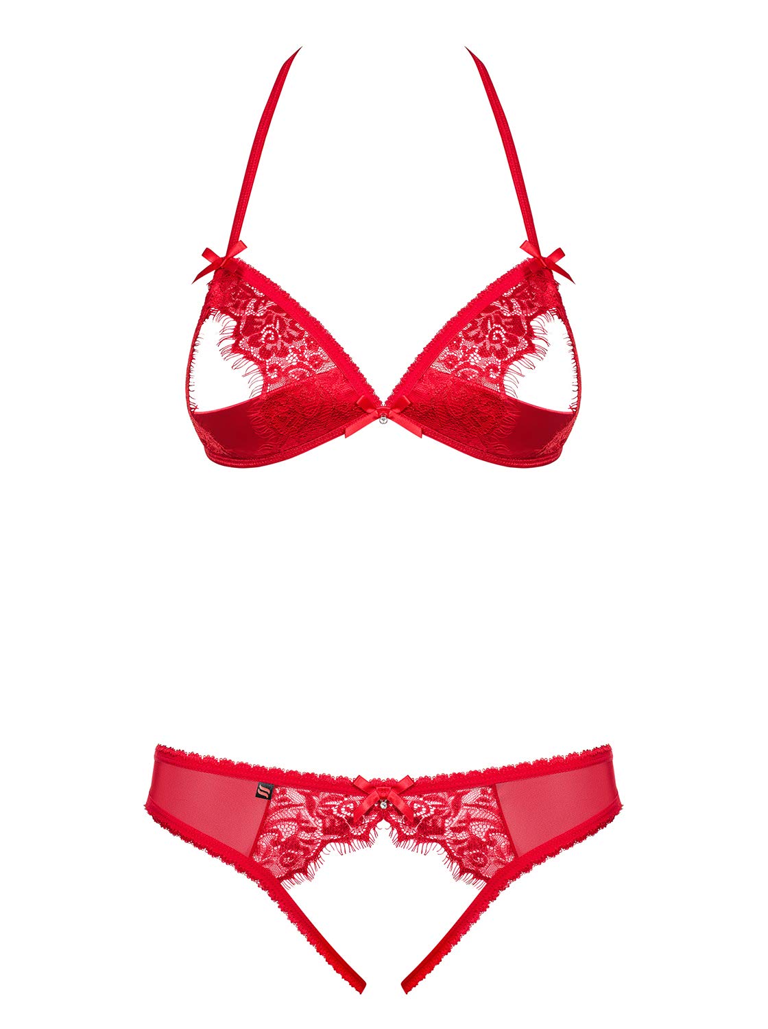 Obsessive Sec 3 ensemble de lingerie transparent S/M pour nuit romantique