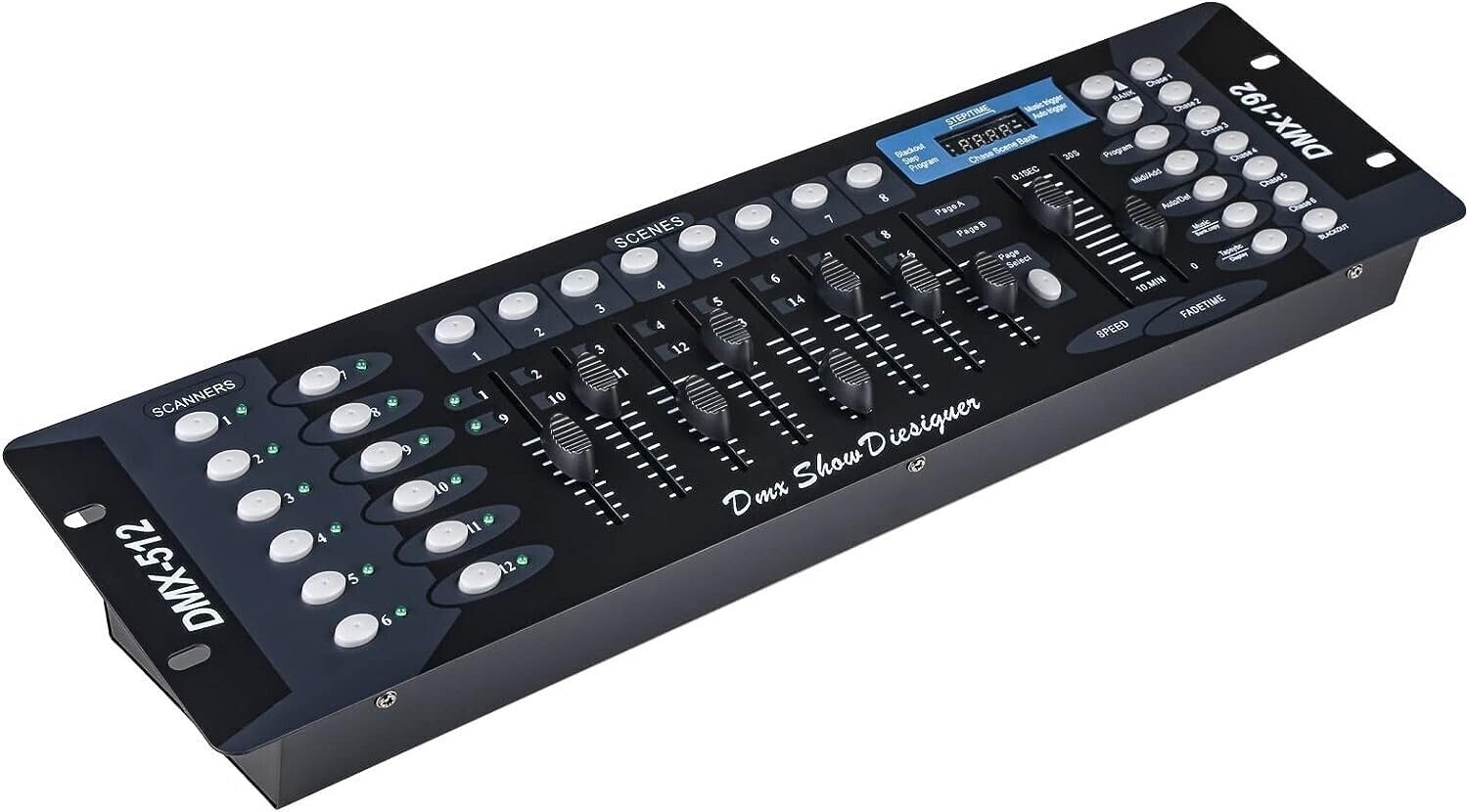 DMX 512 LUCI CONTROLLO MIXER CONTROLLER LUCI DISCO EFFETTO CONSOLE DJ DISCO192