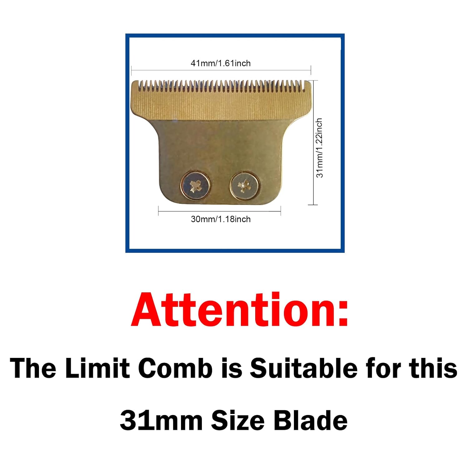 8 Pack Hair Clipper Limit Comb Guide 1MM 2MM 3MM Guides Set with Protection Guard Cover for Vintage T9 Height 31mm 32mm T-Blade Electric Trimmer Cordless Shaver Outliner Edger Detailer