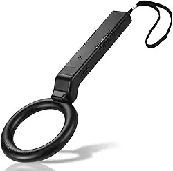 Detector de metais portátil para crianças, detector de metais de praia à prova d'água com bobina de busca de 14 cm, detector de ouro leve, localizador de tesouros de metal com alertas audíveis e de