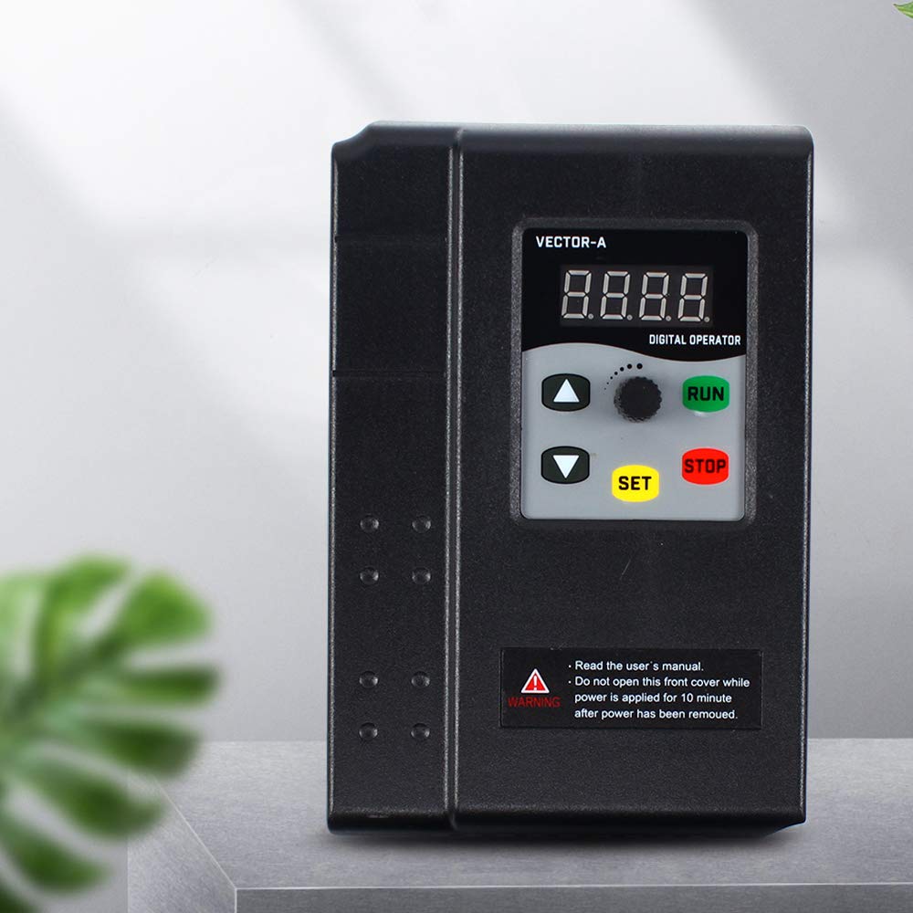 Convertisseur de fréquence 1.5KW/2.2KW Variable Frequency Inverter 1/3 Phase Convertisseur de fréquence Inverter Convertisseur de fréquence VFD 220V/380V (380v 2.2kw)