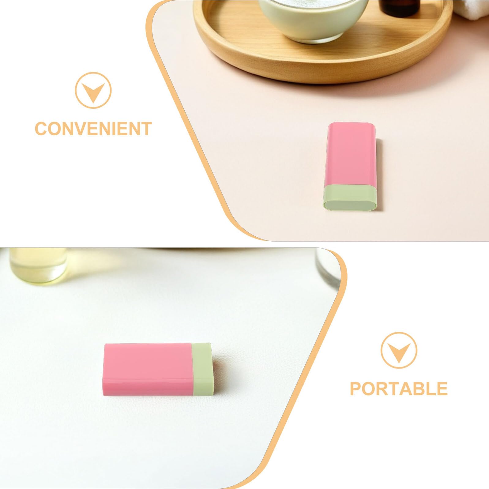 12 Tubetti Vuoti per Balsamo Stick da 20 G, Contenitori Ricaricabili in Plastica per Fard, Deodorante e Balsamo Corpo, per Viaggi e Uso Quotidiano