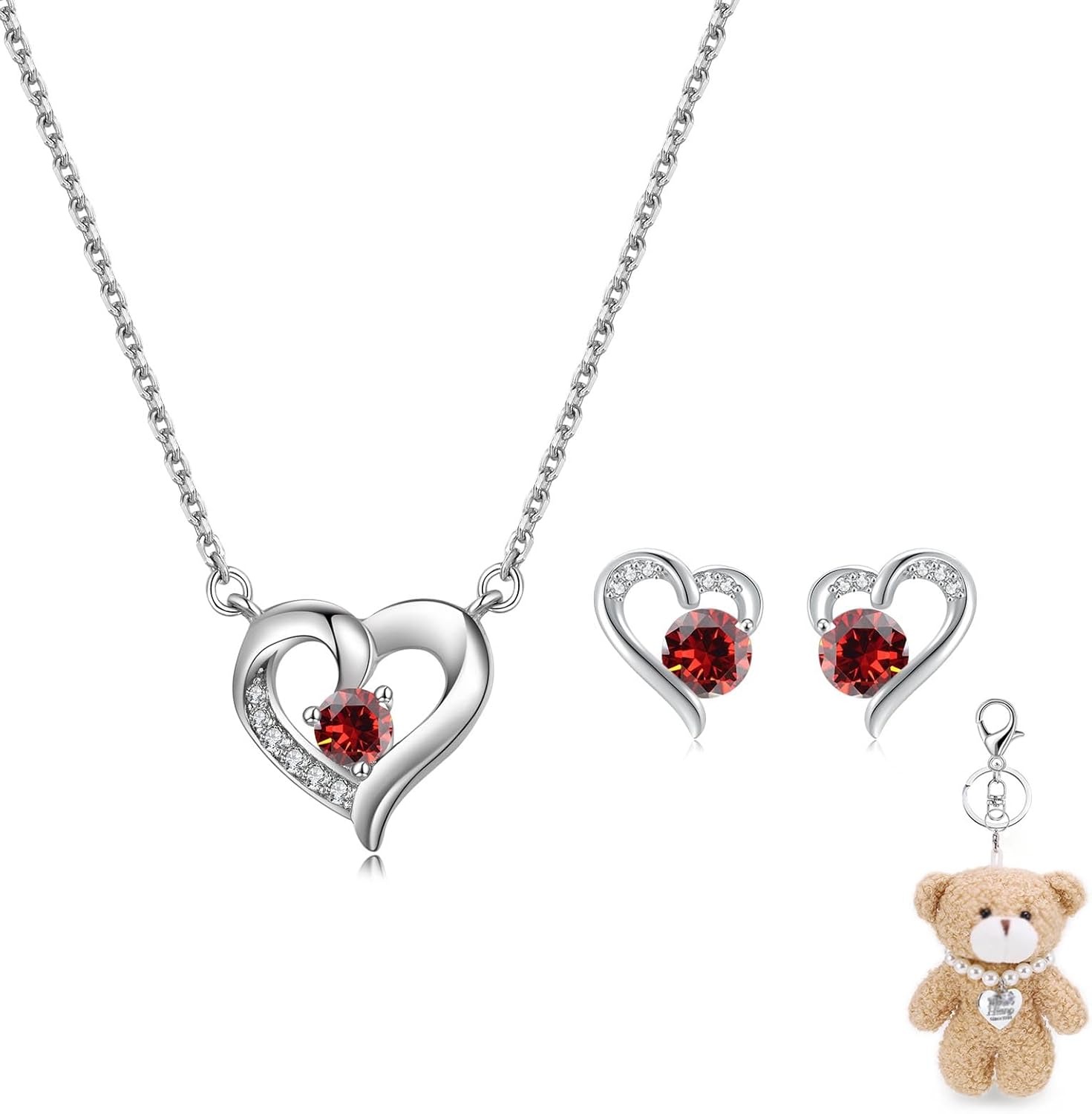 FH.bird アメジスト ネックレス レディース 人気ブランド 限定マーク シルバー925 アレルギー対応 ネックレス ハート ペンダント 2月誕生石 結婚記念日 誕生日 成人式 プレゼント