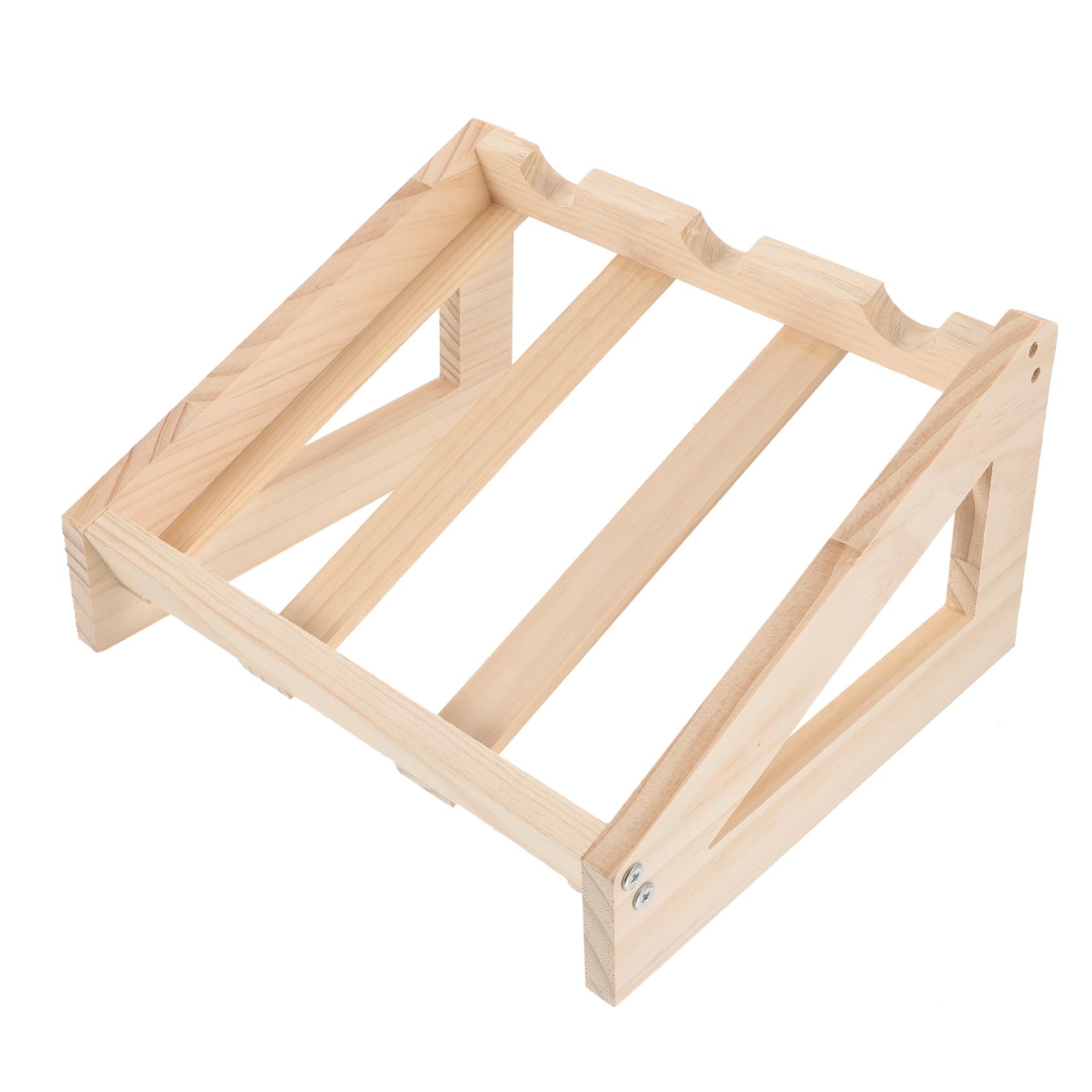 Casier à vin de table en bois stable pour salle à manger