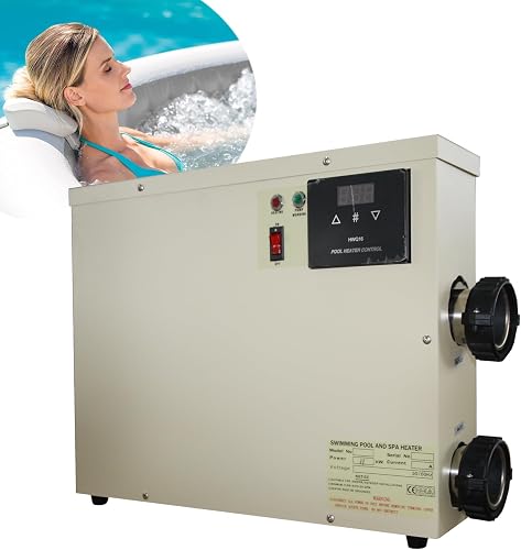 Pool Heater 11KW 220V Upgrade,Digital Touch Display,Energy Efficient