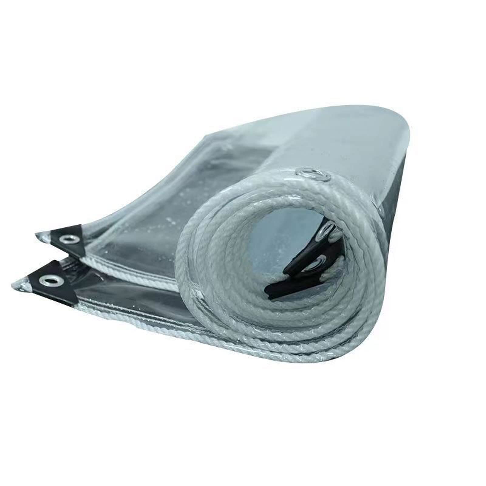 Telo Copertura Trasparente Impermeabile 1x5m - Con Occhielli Metallici - Per Piante, Attrezzi E Mobili Da Esterno - Foto 14