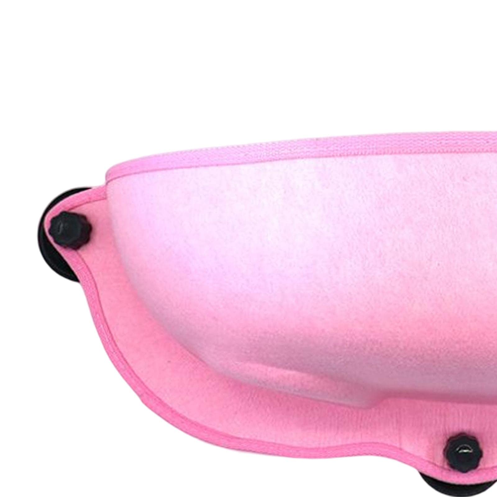 F Fityle Lit de Fenêtre pour Chat Hamac à Ventouse Siège de Repos pour Chat d'Intérieur Coussin de Baignoire Fabriqué en Feutre Doux Adapté à la Détente, Rose