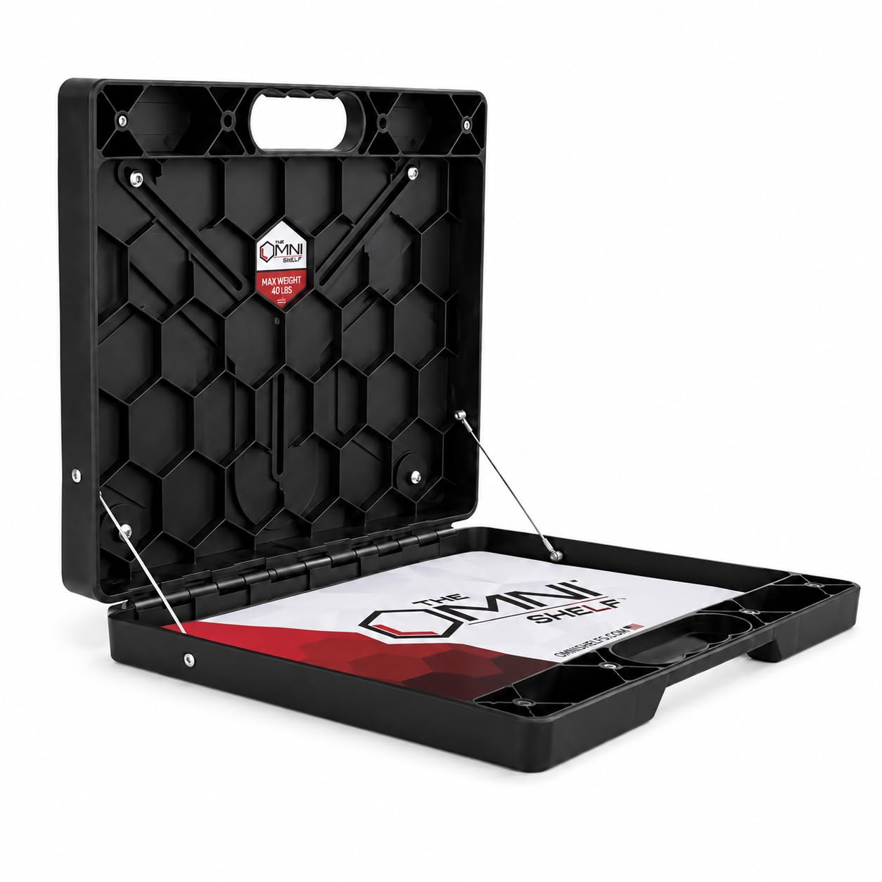 Amazon.com: The Omni Shelf Portable Workstation, Magnets & Suction