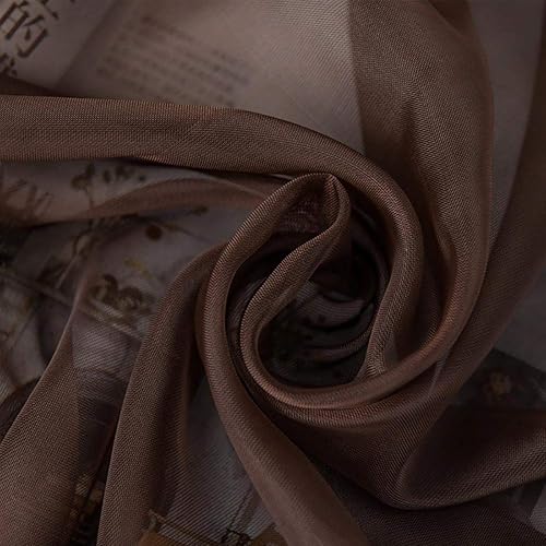 Miniatura 2 de BOYOUTH - Cortina de gasa para decoración del hogar, boda, 1 panel