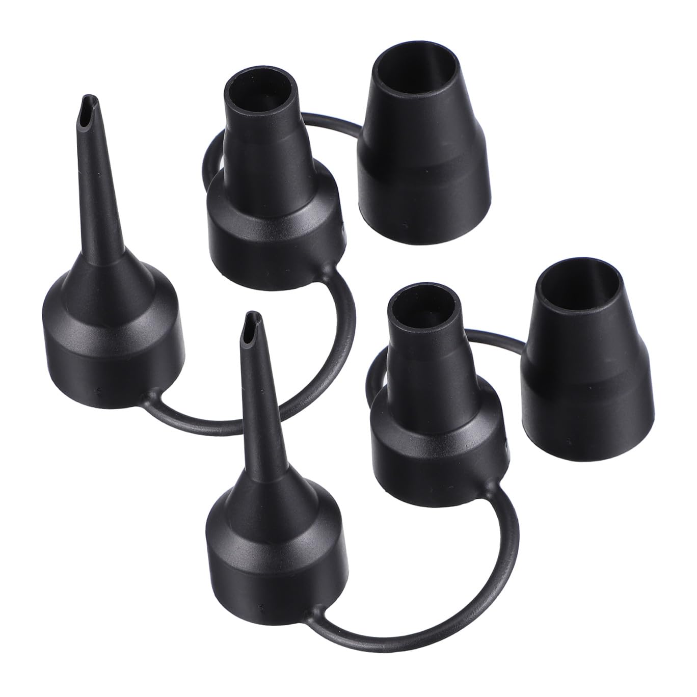 SHINEOFI Ugelli di Ricambio per Pompa Dell’aria 3 Misure Plastica Set da 2 Adattatori Staccabili per Gonfiabili Attività All’aperto Accessori per Pompe Elettriche