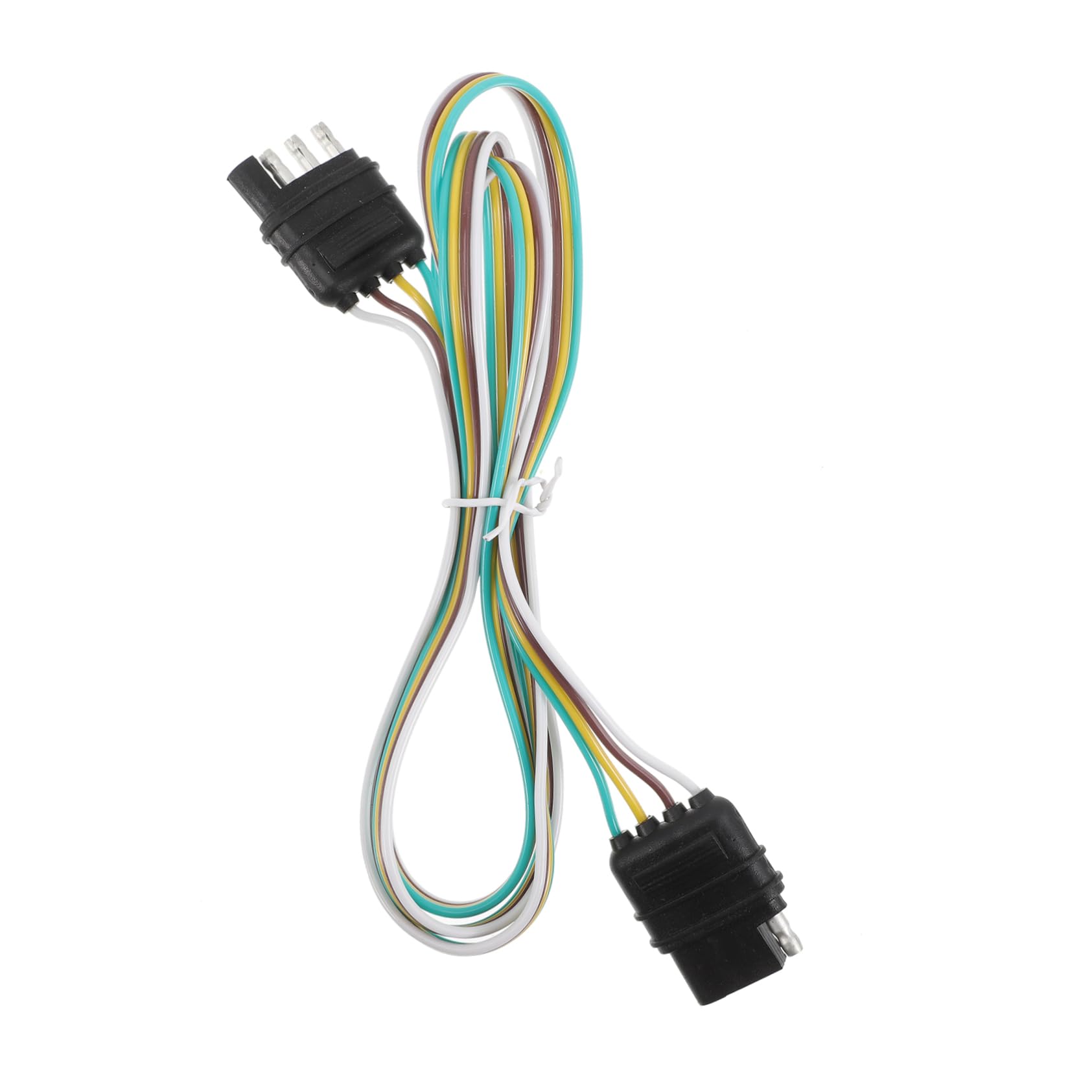 GRIRIW 4 Pin Trailer Wiring Harness Flat Wire Extension Connector Trailer Wiring Connectors for