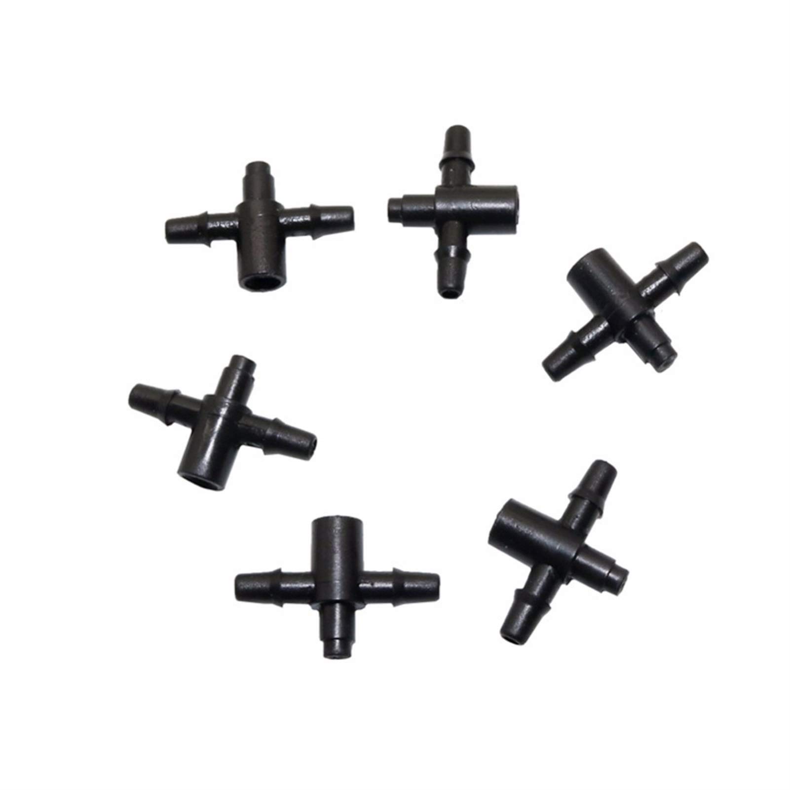 Schlauchverbinder-Adapter, 2000 Stück, 3/5 mm, Schlauch-Verteiler, Widerhaken, T-Shunt-Anschluss, Garten-Sprinkler-Anschluss, Gartensystem, Zubehör
