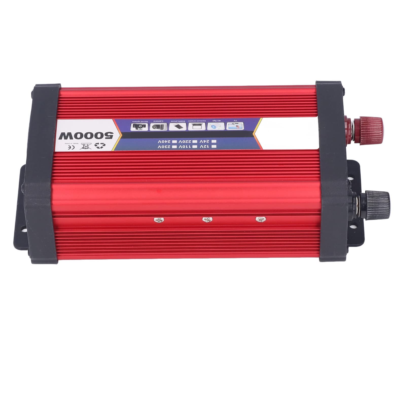 Inversor de Coche de Onda sinusoidal modificada, Adaptador convertidor de Cargador USB de alimentación de vehículo, 5000W (24V to 220V)