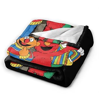 セサミストリート　セサミ　膝掛け　毛布　ブランケット　ヴィンテージ Amazon.co.jp: 毛布 ブランケット セサミストリート ひざ掛け