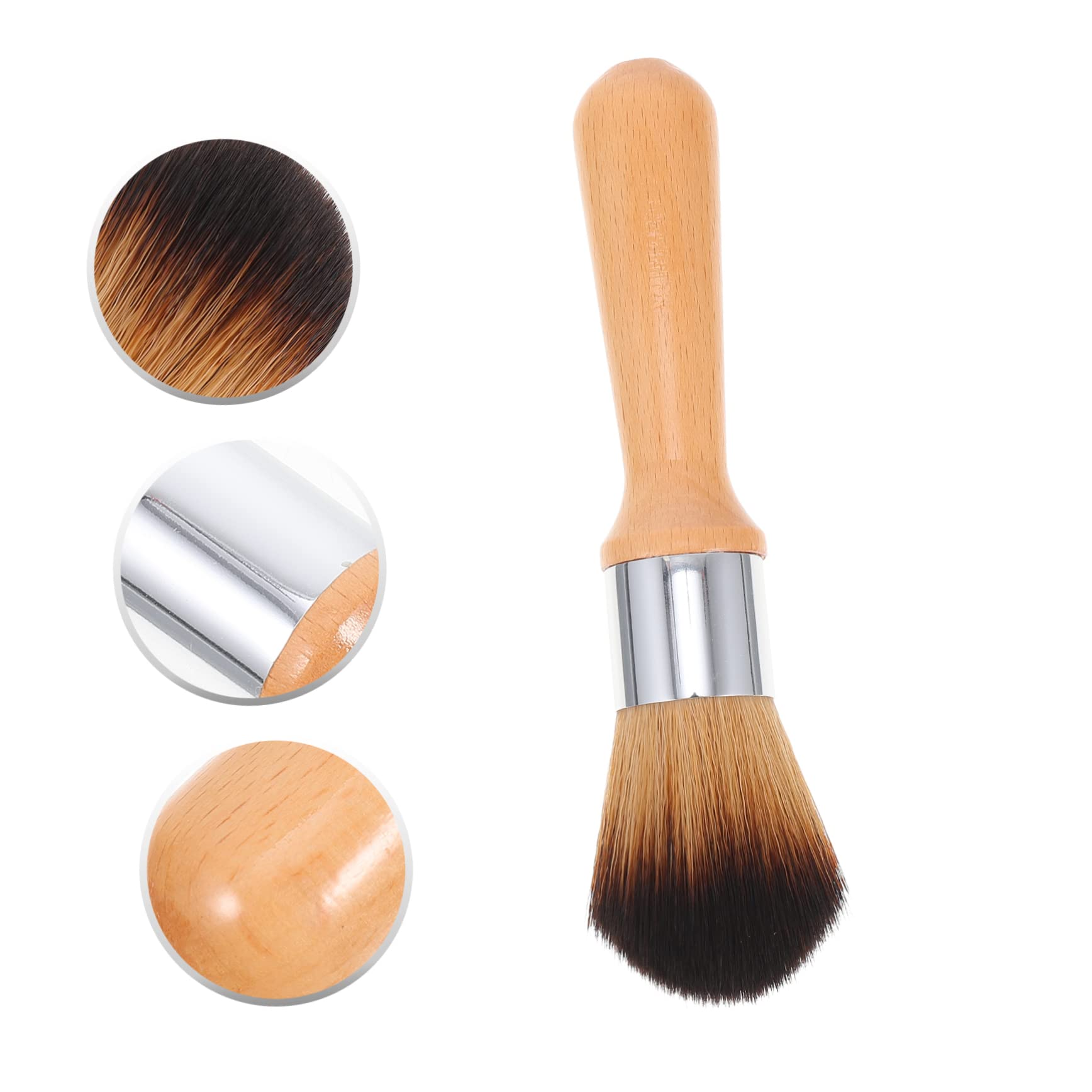 4piezas Cepillo De Limpieza De Madera Mango De Haya y Cerdas Para Instrumentos y Jade Para y Eliminación De