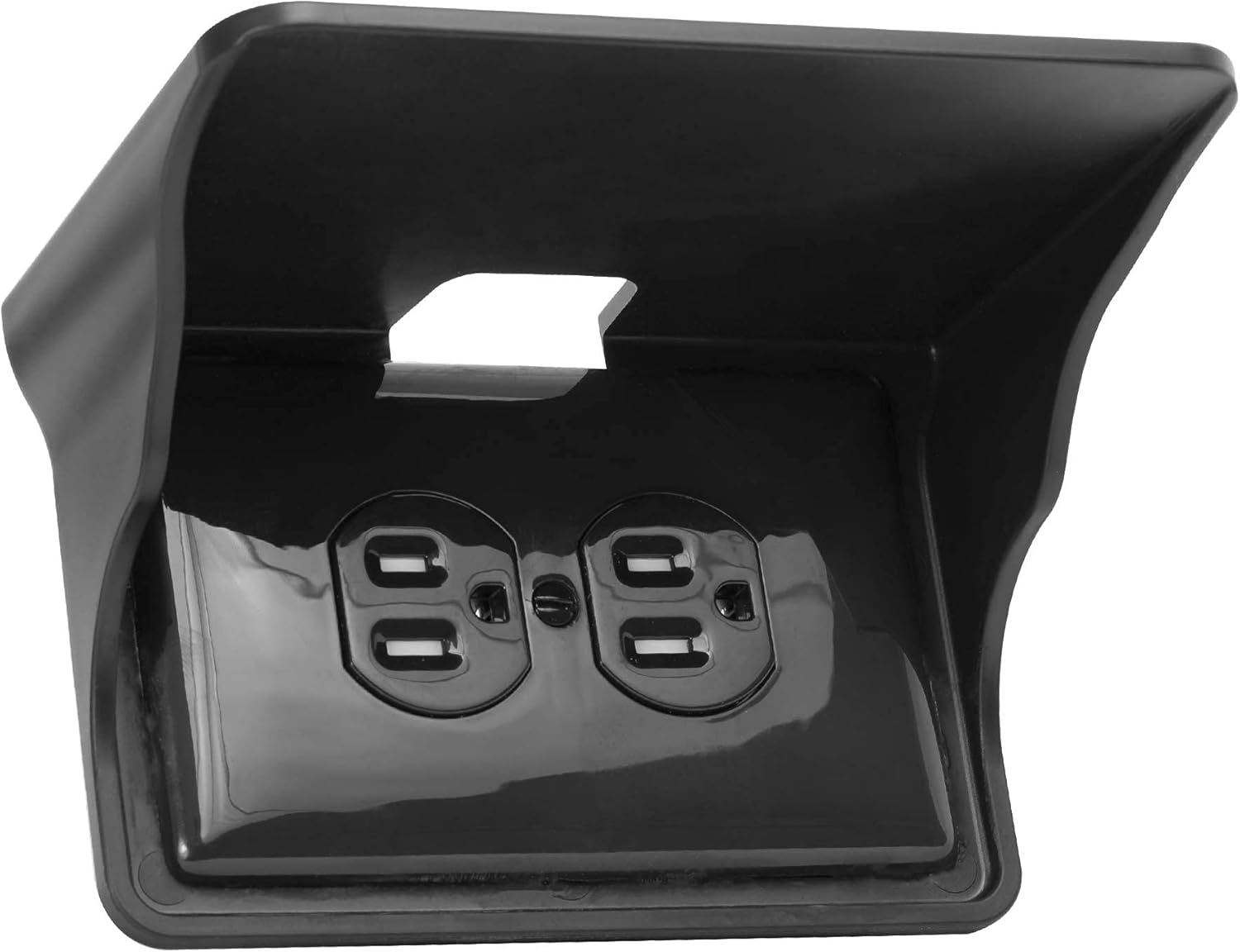 Power Perch Horizontal Wall Outlet Shelf. Home Wall Shelf Organizer for