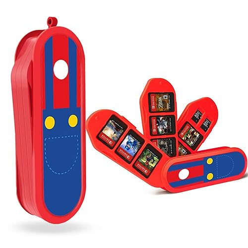 Game Card Case for Nintendo Switch,Deformable Expandable Game Card Holder,Creative Game Card Storage Box, Switch Game Card Organizer with 8 NS Card