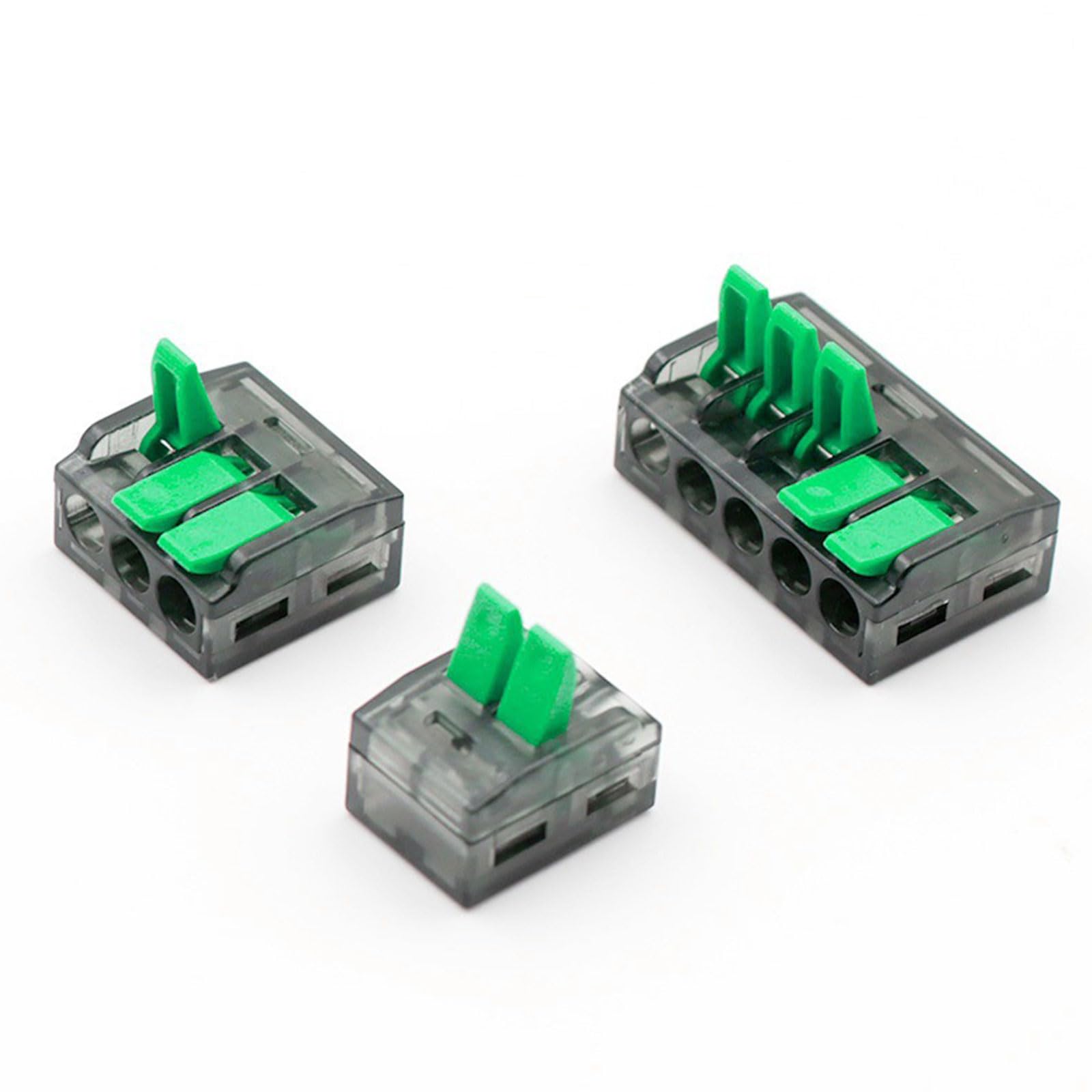 Générique Connecteur de Fil à leviers, 75 pièces, bornes de Connexion Rapide, connecteurs électriques, bornes d ' épissure de câble Rapides, connecteurs de câble faciles à Utiliser
