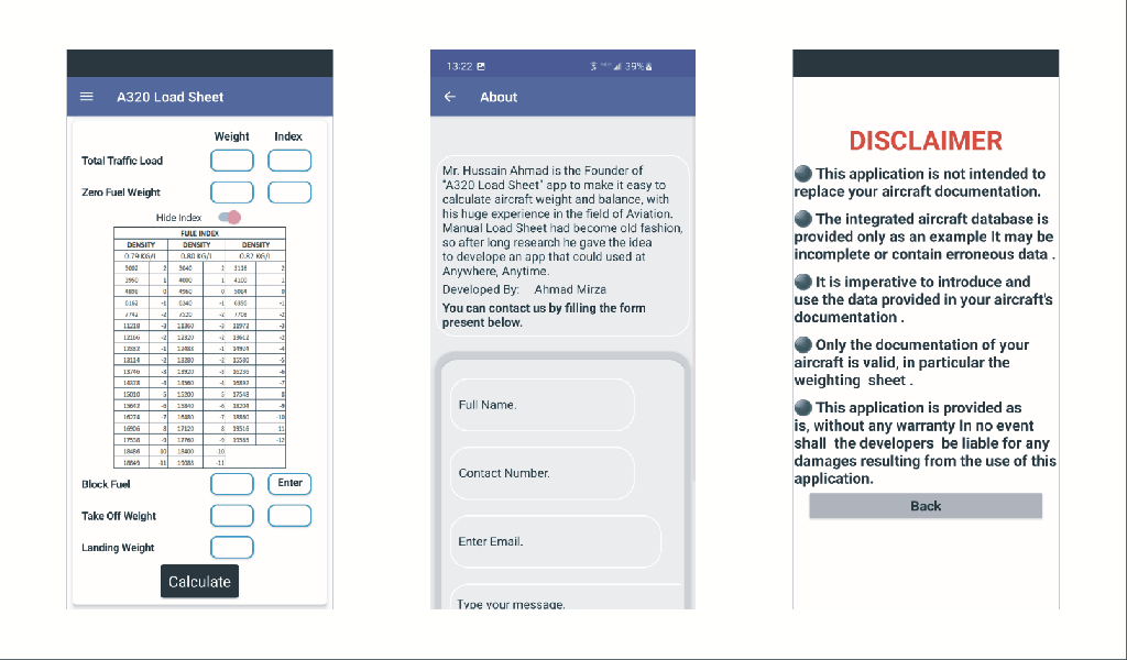 A320 Load & Trim Sheet - App on the Amazon Appstore