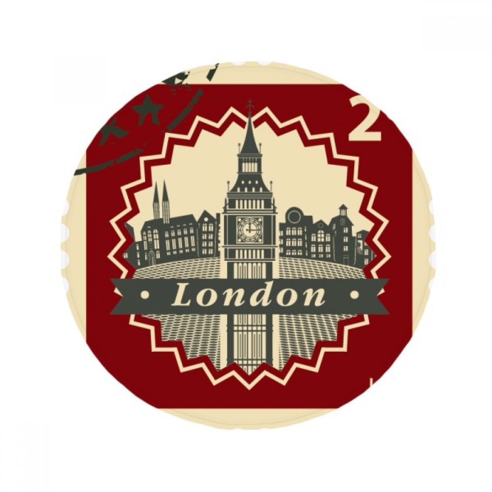 Tapis anti-slip Grande-Bretagne Big Ben rond 80 x 80cm multicolore