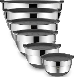 Mixing Bowls w/ Lids 6pc