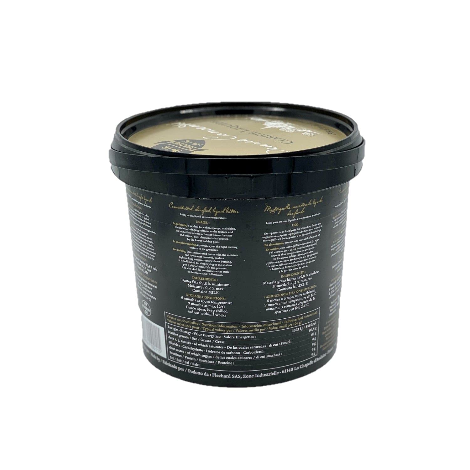 Beurre clarifié liquide - Fléchard - seau 2kg