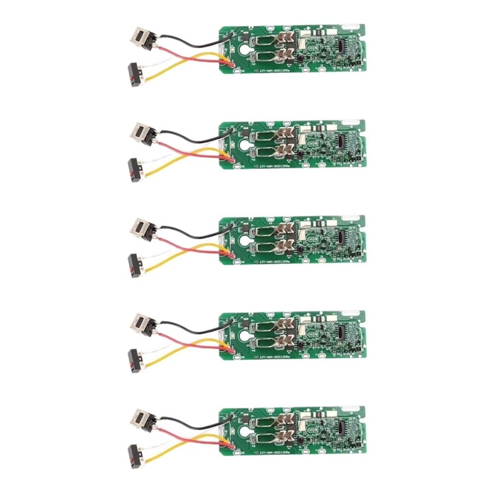 EEZII 5X Li-Ion Battery Charging PCB Protection Circuit Board ，Compatible For Dyson， 21.6V V6 V7 Vacuum Cleaner
