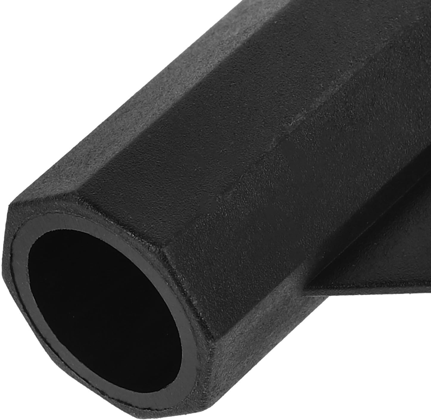 50pcs Black Plastic Three-Way Connector for Outdoor Storage Racks with Versatile Fit and Easy to Carry Design, for Sports and Outdoor Travel Accessories
