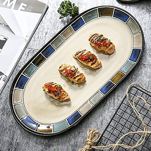 Service de table en porcelaine – Assiettes et bols élégants en céramique pour les repas de famille et les réunions en plein air
