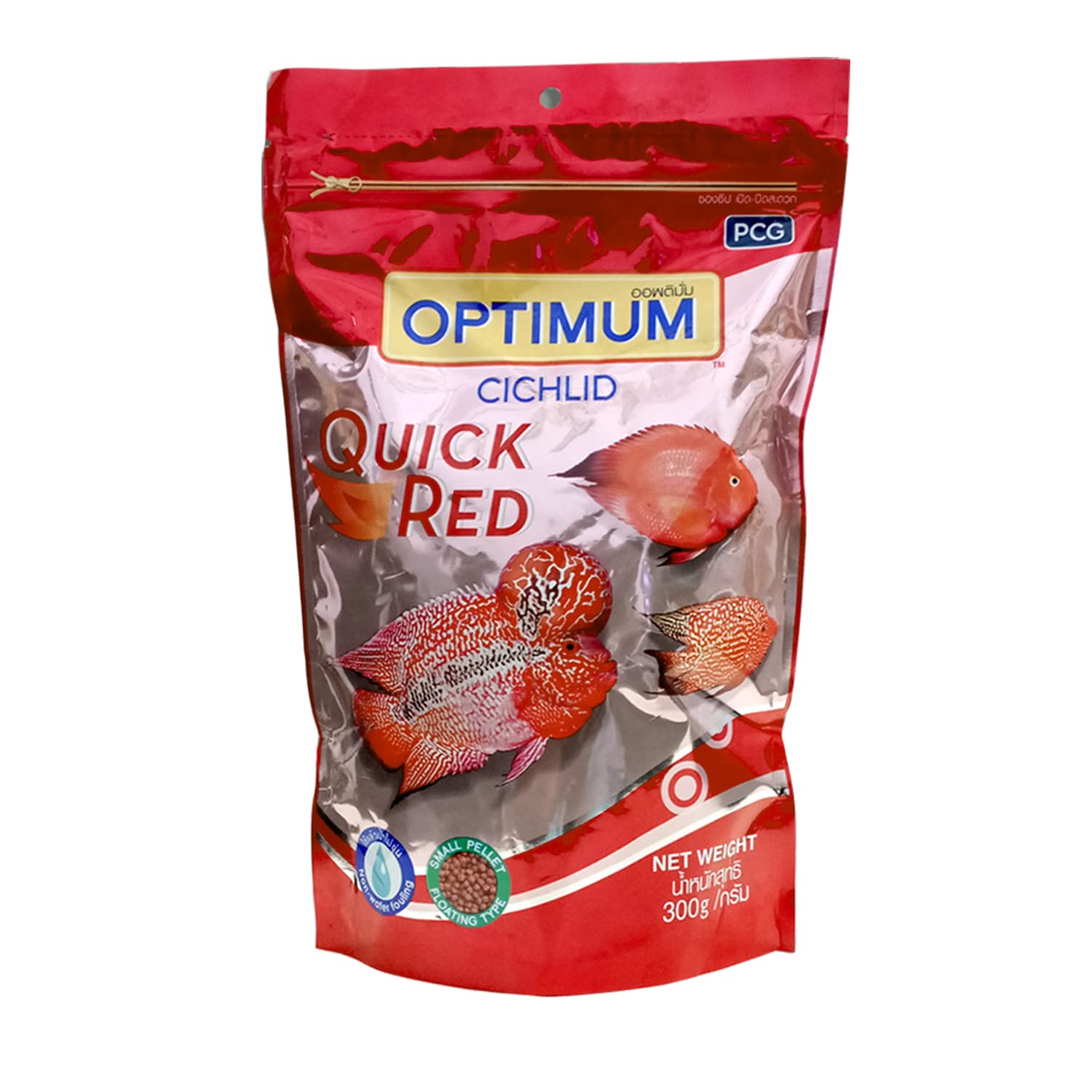Jainsons Pet Products Optimum Cichlid Quick Red Small Pellet Fish Food - 300gm, Rich in Vitamin C and Vitamin E Helps Reduce Stress and Increase Immunity (Pack of 1) (B0C6TYP8VR) Amazon Price History, Amazon Price Tracker