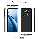 Pikkme Back Cover for Realme 12 Pro 5G/Realme 12 Pro Plus 5G | Slim Soft Matte Silicone Cover with Camera Protection & Shockproof Bumper Case (Black) gallery image