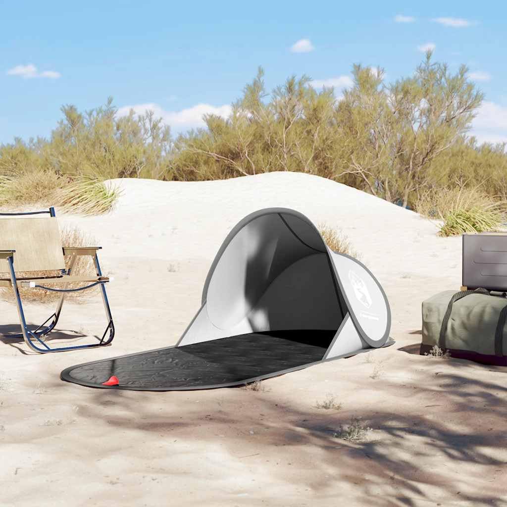 Namiot plażowy Pop-up Szary, wodoodporny, 190 x 80 x 60 cm
