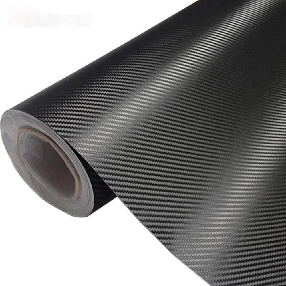 Wrap winylowy z włókna węglowego, 3D Carbon Fiber Vinyl Car Wrap Sheet 30cm x 127cm Multicolor For Cars And Motorcycles(Purple)
