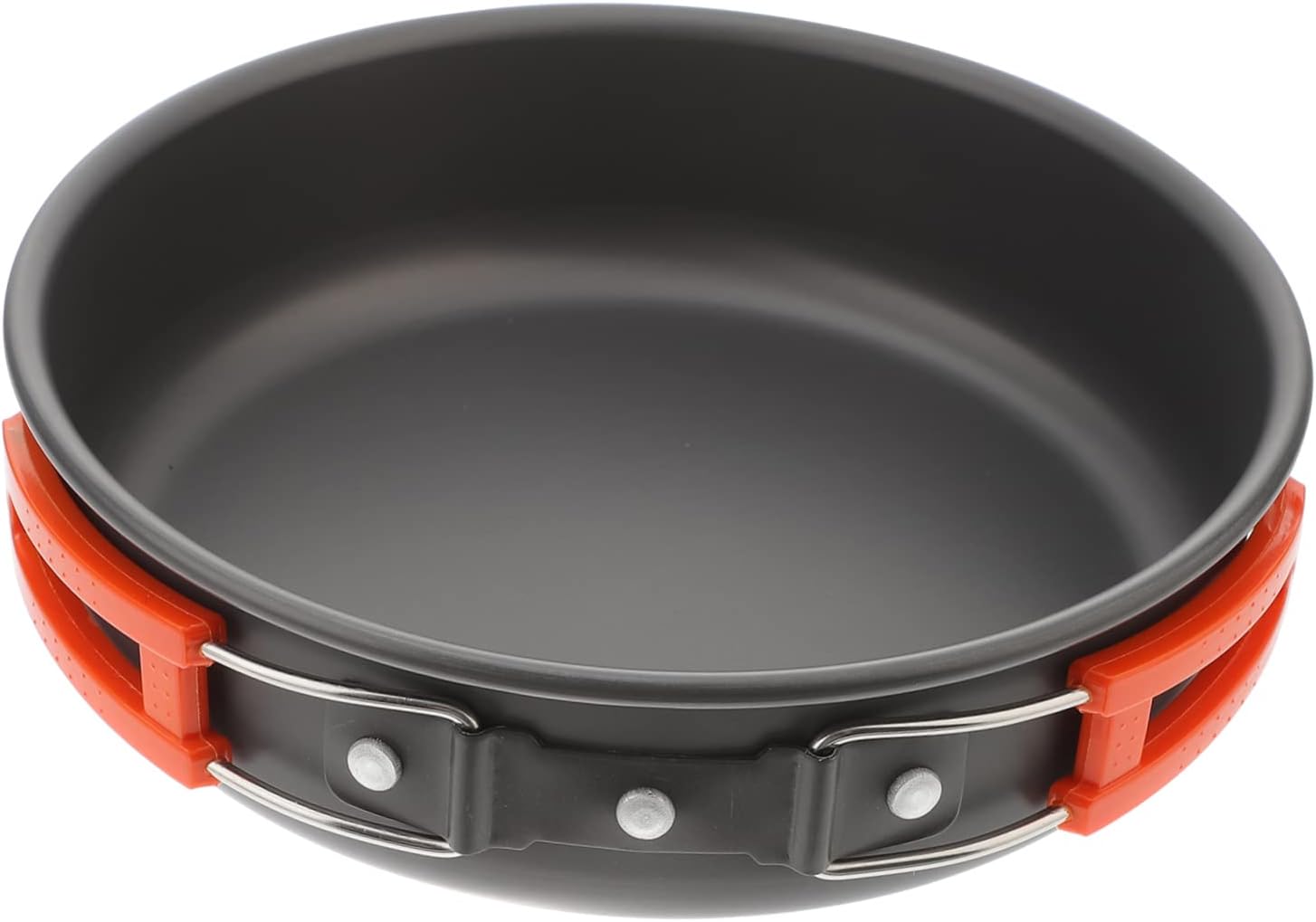 Portable Camping Frying Pan Lightweight Aluminum Cooking Utensil for Outdoor Use Durable and Safe for Hiking Picnics and Travel Cooking