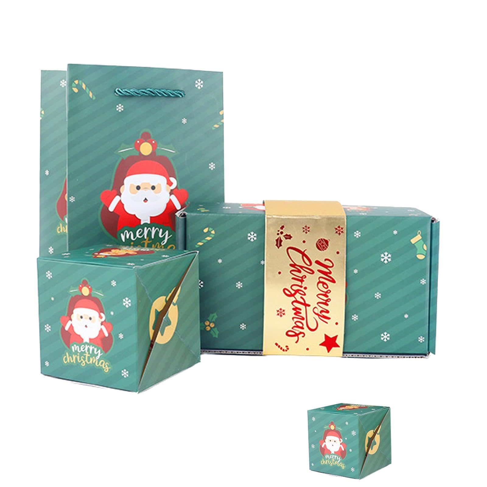 Kangnice Safe Kids Friendly Christmas Burst Up Box for Celebratory Amazements and Easy Storage Compact Holiday Deck Planner