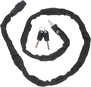 BESPORTBLE Trava De Bicicleta Dobrável Para Moto Bicicletas Dobráveis Trava De Bicicleta Reajustável À Prova De Corte Trava De Corrente De Moto Trava De Senha Trava De Cabo Trava De